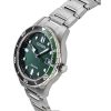 Citizen Eco-Drive Stainless Steel Green Dial AW1828-80X 100M Unisex Watch