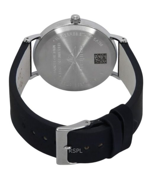 Bauhaus Classic Leather Strap Black Dial Quartz 21402 Men's Watch