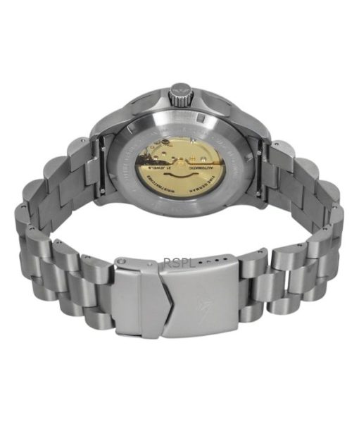 Bauhaus Aviation Titanium Beige Dial Automatic 2866M5 100M Men's Watch