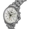 Bauhaus Aviation Chronograph Titanium Beige Dial Quartz 2880M5 100M Men's Watch
