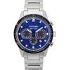 Citizen Eco-Drive Chronograph Stainless Steel Blue Dial CA4624-56L 100M Men's Watch