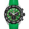 Tag Heuer Formula 1 Chronograph Rubber Strap Green Dial Quartz Diver's CAZ101AP.FT8056 200M Men's Watch