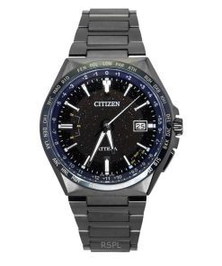 Citizen Attesa Perpetual Calendar Super Titanium Black Dial Eco-Drive CB0217-71E 100M Men's Watch