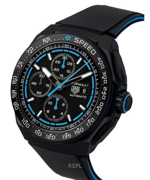 Tag Heuer Formula 1 Chronograph Rubber Strap Black Dial Automatic Diver's CBZ2084.FT8097 200M Men's Watch