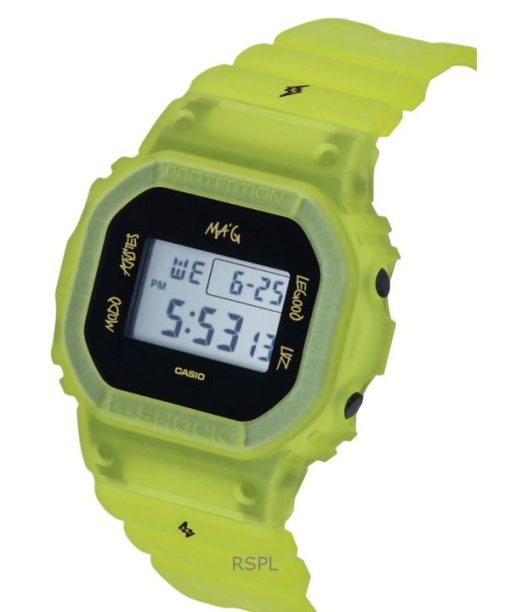 Casio G-Shock Digital J Balvin Resin Strap Quartz DWE-5600JB-1A9 200M Men's Watch