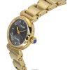 Citizen L Mae Bells Mini Gold Tone Stainless Steel Grey Dial Eco-Drive EM1132-88H Women's Watch
