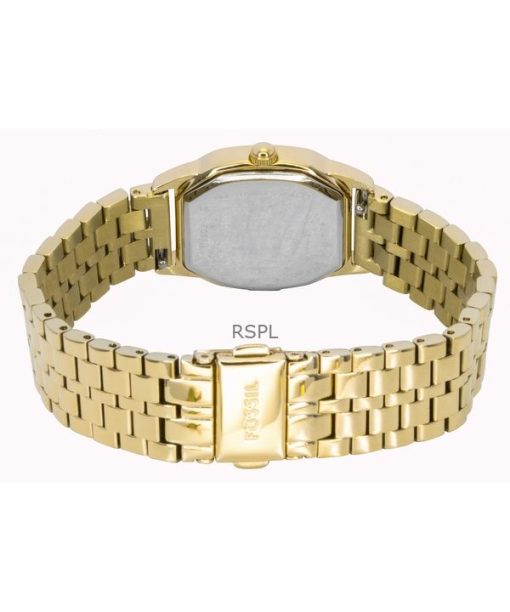 Fossil Harlow Gold Tone Stainless Steel Cream Dial Quartz ES5361 Women's Watch