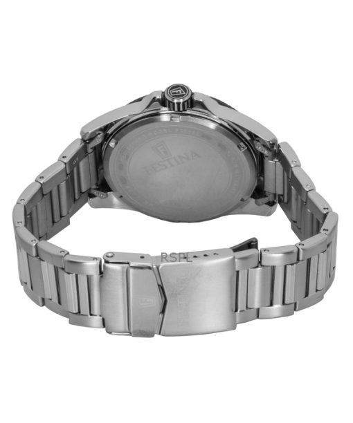 Festina Titanium Grey Dial Quartz F20698-1 100M Men's Watch