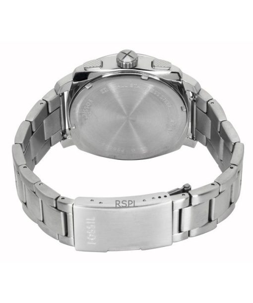 Fossil Machine Chronograph Stainless Steel Black Dial Quartz FS6095 Men's Watch