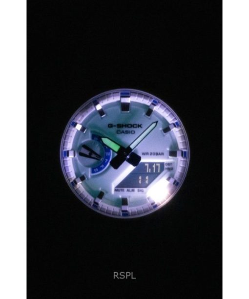 Casio G-Shock Analog Digital Resin Strap White Dial Quartz GA-2100HDS-7A 200M Men's Watch