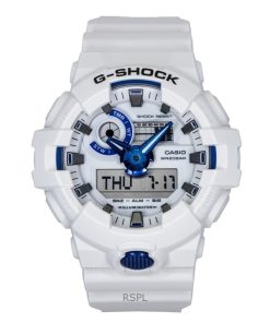 Casio G-Shock Analog Digital Resin Strap White Dial Quartz GA-700HDS-7A 200M Men's Watch