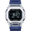 Casio G-Shock G-Lide Digital Smartphone Link Blue Resin Strap Quartz GBX-100S-2 200M Unisex Watch