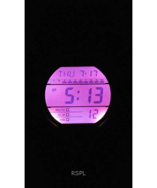 Casio G-Shock Digital Resin Strap Quartz GD-010BBR-1 200M Men's Watch