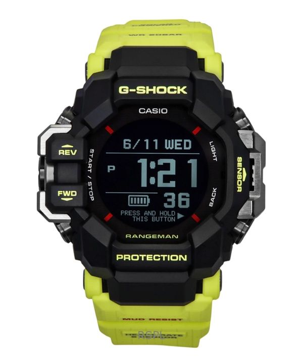 Casio G-Shock Master Of G–Land Rangeman Digital Smartphone Link Solar GPR-H1000RY-1A9 200M Men's Watch