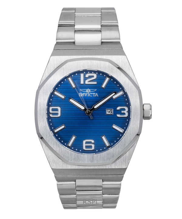 Invicta Huracan Stainless Steel Blue Dial Quartz 45778 100M Men's Watch