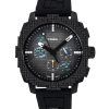Fossil Minecraft Deepslate Chronograph Limited Edition Silicone Strap Black Dial Quartz LE1205 Men's Watch