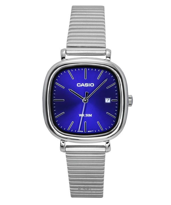 Casio Standard Analog Stainless Steel Blue Dial Quartz LTP-B166D-2AV Women's Watch