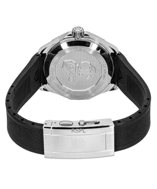Tag Heuer Aquaracer Rubber Strap Black Dial Automatic Diver's WBP5110.FT6257 300M Men's Watch