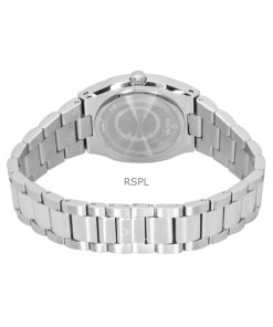 Bulova Surveyor Stainless Steel Diamond Accents Blue Mother Of Pearl Dial Quartz 96R246 Women's Watch