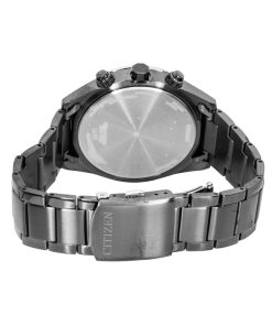 Citizen Attesa Perpetual Radio Controlled Chronograph Stainless Steel Red Dial Eco-Drive AT8267-86X 100M Men's Watch