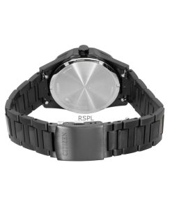 Citizen Brycen Stainless Steel Black Dial Eco-Drive AW1855-52E 100M Men's Watch