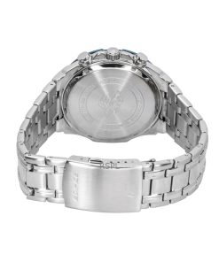 Casio Edifice Analog Standard Chronograph Stainless Steel Green Dial Quartz EFR-539DE-3AV 100M Men's Watch