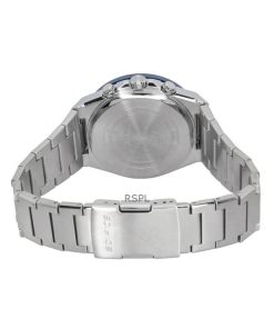 Casio Edifice Analog Chronograph Stainless Steel Blue Dial Solar EFS-S650D-2A 100M Men's Watch