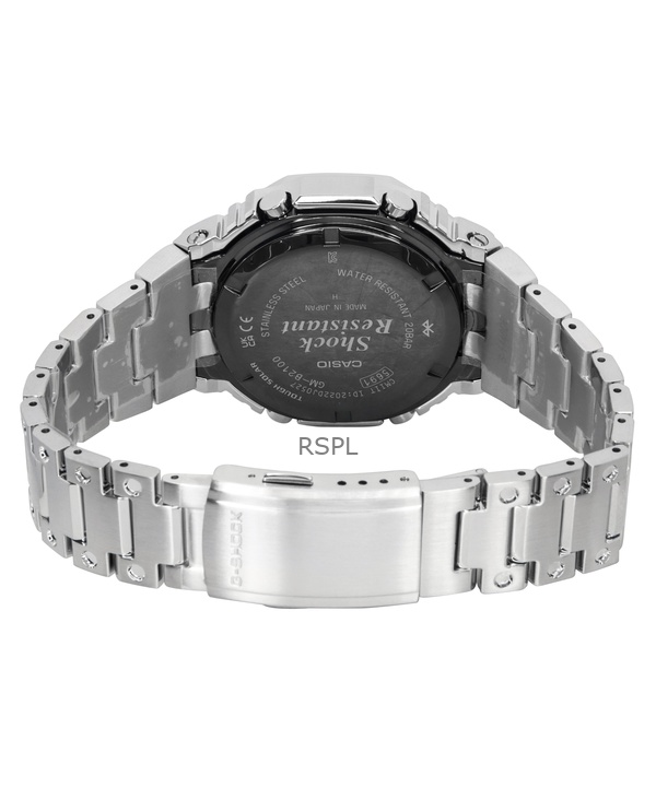 Casio G-Shock Full Metal Analog Digital Smartphone Link Stainless Steel Black Dial Solar GM-B2100SD-1C 200M Men's Watch