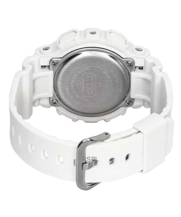 Casio G-Shock Analog Digital Bio-Based Resin White Dial Quartz GMA-S120SA-7A1 200M Women's Watch