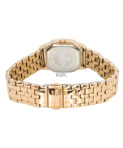 Invicta Wildflower Rose Gold Tone Stainless Steel Silver Dial Quartz 49039 Women's Watch