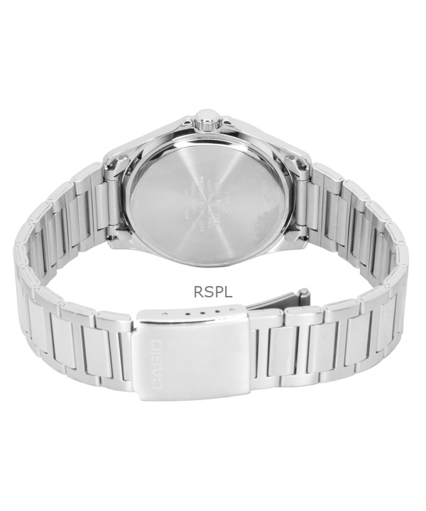 Casio Standard Analog Stainless Steel White Dial Quartz MTP-1370D-7A3V Men's Watch