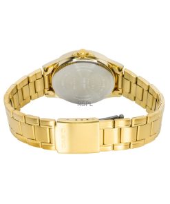 Casio Standard Analog Gold Tone Stainless Steel White Dial Quartz MTP-1381GD-7AV Men's Watch