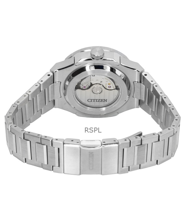 Citizen Series 8 GMT Stainless Steel Black Dial Automatic NB6031-56E 100M Men's Watch