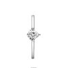 Pandora Heart Solitaire Ring With Clear Cubic Zirconia P-198691C01-54 For Women