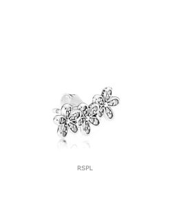 Pandora Daisy Flower Stud Earrings With Clear Cubic Zirconia P-290744CZ For Women