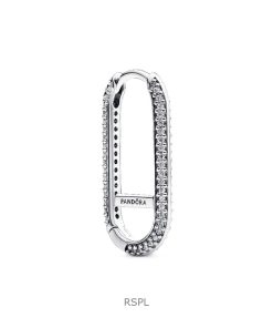 Pandora Me Extended Pave Link Single Earring With Clear Cubic Zirconia P-292796C01 For Women