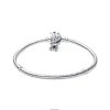 Pandora Moments Sparkling Moon Bracelet With Blue And White Cubic Zirconia P-592819C01-18 For Women