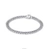 Pandora Timeless Pave Cuban Chain Bracelet With Clear Cubic Zirconia P-593008C01-18 For Women