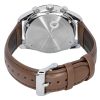 Orient Contemporary Chronograph Leather Strap White Dial Quartz RA-TX0306S Men's Watch