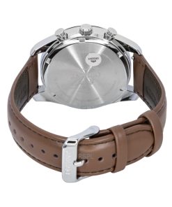 Orient Contemporary Chronograph Leather Strap White Dial Quartz RA-TX0306S Men's Watch