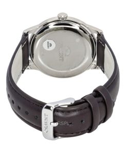 Orient Bambino Leather Strap Champagne Dial Solar RA-WK0003G Men's Watch