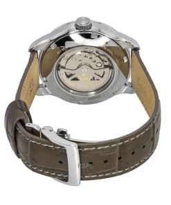 Orient Star Contemporary Leather Strap Open Heart Champagne Dial Automatic RE-AV0B10G 100M Men's Watch