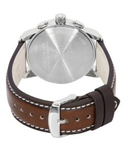 Zeppelin 100 Jahre Chronograph Leather Strap Beige Dial Quartz 76746 Men's Watch