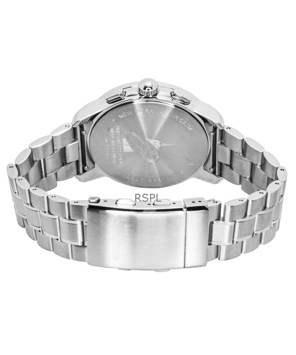 Zeppelin New York Chronograph Stainless Steel White Dial Quartz 8878MB4 Men's Watch